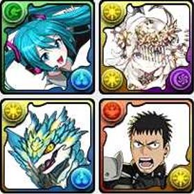 オメガモン+初音ミク+テミス+ゴウテン+玩具龍+ノヴァ+日比野カフカ+エニグマ+白いガンダム | パズドラ(パズル＆ドラゴンズ)のアカウントデータ、RMTの販売・買取一覧