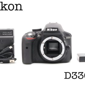 ■完動品 Nikon D3300 ボディ デジタル一眼レフ ショット数3875