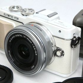 【中古】【極美品】オリンパス OLYMPUS PEN E-P7 ボディ [ホワイト]（センサー清掃済み） CA01-R3616-3Y1A オリンパス OLYMPUS PEN ミラーレス マイクロフォーサーズマウント 手ブレ補正 4K対応