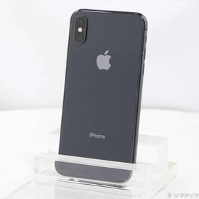 〔中古〕NTTドコモ iPhoneXS 64GB スペースグレイ MTAW2J／A SIMフリー〔344-ud〕