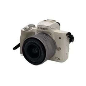 CANON◆デジタル一眼カメラ EOS Kiss M EF-M15-45 IS STM レンズキット [ホワイト]