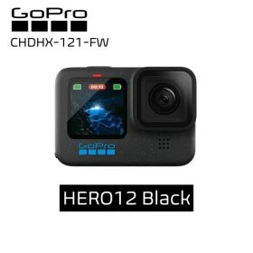 GoPro HERO12 Black ゴープロ CHDHX-121-FW アクションカメラ 国内正規品 5.3K 4K ビデオブレ補正 高画質 防水性 耐久性 Bluetooth対応 録音可能 超広角 5.3K30なら1.5時間 1080p30なら2.5時間以上 連続録画 水深10m