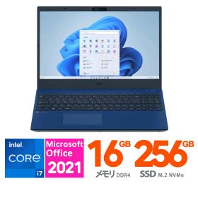 NEC ノートパソコン 15.6 型(インチ) LAVIE N15 N1570/GAL PC-N1570GAL [ネイビーブルー] 第11世代 インテル Core i7 1165G7(Tiger Lake) 2.8GHz/4コア メモリ:16GB SSD：256GB Windows 11 Home 64bit Wi-Fi 6 LAN windows11wifi6 展示品 Office2021