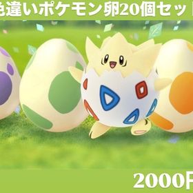 ポケモン色違い卵 20個セット | ポケモンSV(スカーレットバイオレット)のアカウントデータ、RMTの販売・買取一覧