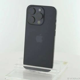 〔中古品〕 iPhone15 Pro 512GB ブラックチタニウム MTUH3J／A SIMフリー【371】