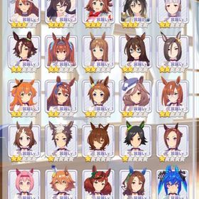 初期 最強サポ2種完凸、ステイゴールド、シングレオグリ、石9.5万 | ウマ娘のアカウントデータ、RMTの販売・買取一覧