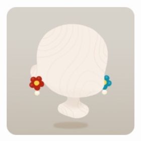 レトロなお花のピアス | リヴリーアイランドのアイテム、RMTの販売・買取一覧