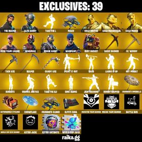 アオザメ｜s3MAX｜エリエジェ｜ジェダイトレーニング｜800VB｜メアド譲渡可能 | フォートナイト(Fortnite)のアカウントデータ、RMTの販売・買取一覧