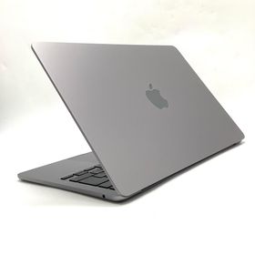 アップル(Apple)の【全額返金保証】【最速発送】Apple MacBook Air 13.6インチ 2022 Apple M2 8GB SSD 256GB スペースグレイ 100% 美品 動作確認済(ノートPC)