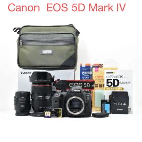 美品/Canon EOS 5D Mark IV/標準&望遠ダブルレンズセット