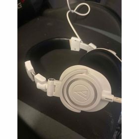 エム(M)のaudio-technica 高音質ヘッドホン M ATH-M50XWH(ヘッドフォン/イヤフォン)