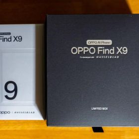 OPPO Find X9 スペースブラック（日本版）本体＋限定ボックス