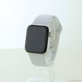 〔中古〕Apple(アップル) Apple Watch Series 6 GPS + Cellular 40mm シルバーステンレススチールケース ホワイトスポーツバンド〔344-ud〕