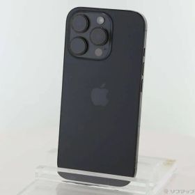 〔中古品〕 iPhone16 Pro 256GB ブラックチタニウム MYN03J／A SIMフリー【258】