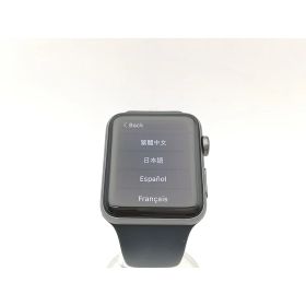 【中古】Apple Apple Watch Series3 42mm GPS スペースグレイアルミニウム/ブラックスポーツバンド MTF32J/A【熊本】保証期間1ヶ月【ランクC】