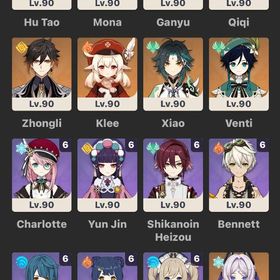 【⭐️5 34体】星5武器多数、スカークチーム+餅 | 原神のアカウントデータ、RMTの販売・買取一覧