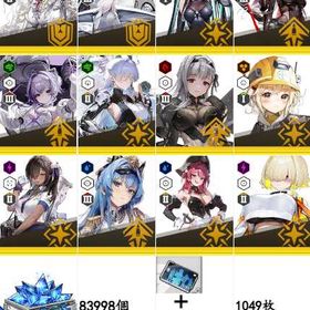 即日対応🍨ジュエル83998個、SSR44体の石垢🍨 | 勝利の女神NIKKE(メガニケ)のアカウントデータ、RMTの販売・買取一覧