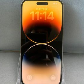 美品 国内版 SIMフリー iPhone 14 Pro Max 128GB ゴールド色