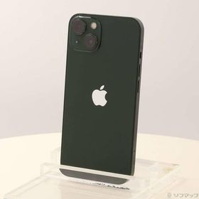 〔中古〕Apple(アップル) iPhone13 128GB グリーン MNGG3J／A SIMフリー〔247-ud〕