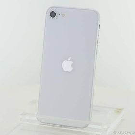 〔中古〕Apple(アップル) iPhone SE 第2世代 256GB ホワイト MXVU2J／A SIMフリー〔344-ud〕