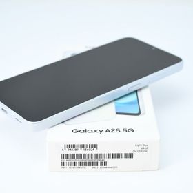 【新品同様】SIMフリーau Galaxy A25 5G SCG33 ライトブルー