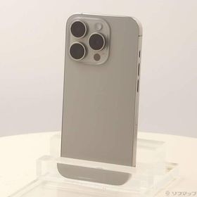 〔中古〕Apple(アップル) iPhone15 Pro 128GB ナチュラルチタニウム MTU93J／A SIMフリー〔352-ud〕