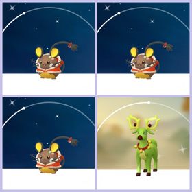 180⭐️PTC⭐️国産⭐️色違いクリスマスデデンネ3匹、色違いクリスマスオドシシ | ポケモンGOのアカウントデータ、RMTの販売・買取一覧