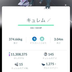 キュレム 色違い背景 トレード販売 | ポケモンGOのアカウントデータ、RMTの販売・買取一覧