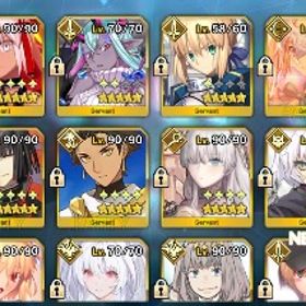 引退垢 | FGOのアカウントデータ、RMTの販売・買取一覧