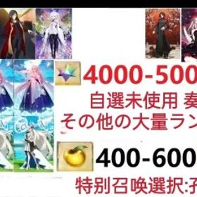 【画像の所持】聖晶石4000～5000個、果実400～600低在庫,特別召喚未使用,即時対応 | FGOのアカウントデータ、RMTの販売・買取一覧