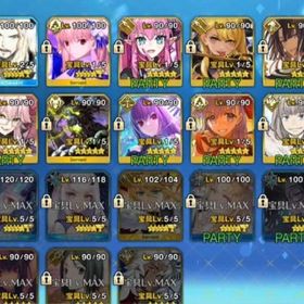 引退アカウント販売 | FGOのアカウントデータ、RMTの販売・買取一覧