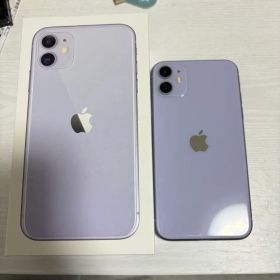 Apple iPhone 11 パープル 128GB 本体と箱付き