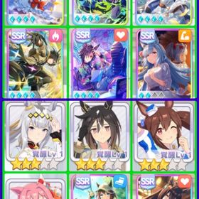 激安 石24000以上 評価最強サポート完凸5種 星3キャラ10体 シンデレラグレイ＋ステイゴールド | ウマ娘のアカウントデータ、RMTの販売・買取一覧