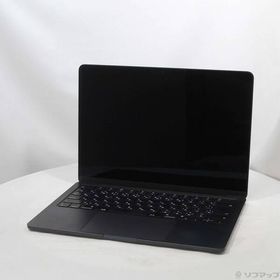 〔中古〕Apple(アップル) MacBook Air 13.6-inch Mid-2022 MLY43J／A Apple M2 8コアCPU_10コアGPU 8GB SSD512GB ミッドナイト 〔15.3 Sequoia〕〔305-ud〕