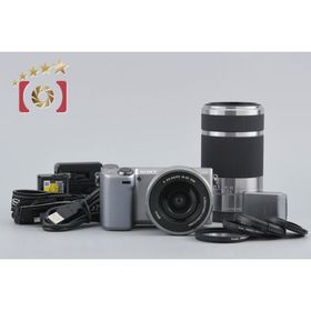 【中古】SONY ソニー α NEX-5R ダブルズームレンズキット シルバー シャッター回数僅少