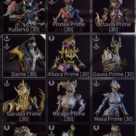 引退するのでアカウント売ります | Warframeのアカウントデータ、RMTの販売・買取一覧