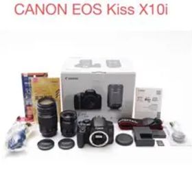 一眼レフカメラCANON EOS Kiss X10i標準&望遠ダブルレンズセット