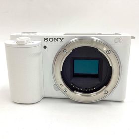 【全額返金保証】【最速発送】Sony デジタル一眼 VLOGCAM ZV-E10 ボディ ホワイト 美品 動作確認済