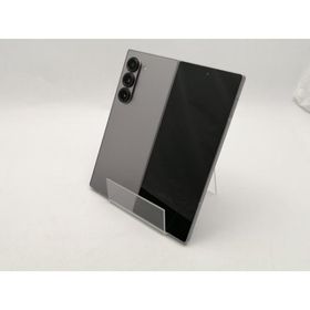 【中古】【赤ロム保証あり】SAMSUNG au 【SIMフリー】 Galaxy Z Fold6 シルバーシャドウ 12GB 256GB SCG28【ECセンター】保証期間１ヶ月【ランクA】