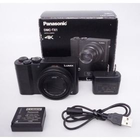 【極上品】パナソニック Panasonic コンパクトデジタルカメラ ルミックス TX1 ブラック DMC-TX1-K [S12060A]