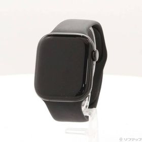 〔中古〕Apple(アップル) Apple Watch Series 10 GPS 42mm ジェットブラックアルミニウムケース ブラックスポーツバンド〔349-ud〕