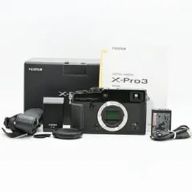 ＜良品＞ FUJIFILM X-Pro3 ブラック｜シャッター数わずか264枚｜高耐久チタン外装｜付属品完備｜極小打痕ありの良好コンディション