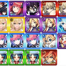 石垢-炭治郎＆義勇+中野二乃+伊黒小芭内+マサムネx2+エルx2+ルシファーx2+ネオ+久遠x3+ア | モンストのアカウントデータ、RMTの販売・買取一覧