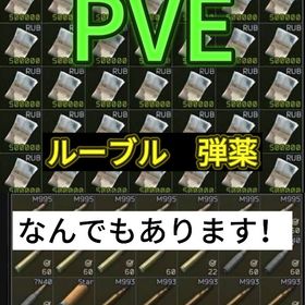 PVE 弾薬 ルーブル なんでもあります！2億1300円 | エスケープフロムタルコフ(EFT)のアカウントデータ、RMTの販売・買取一覧