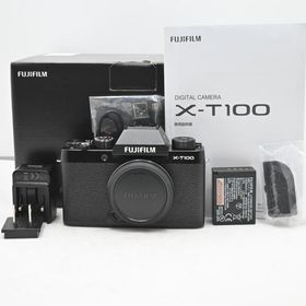 美品★★★FUJIFILM ミラーレス一眼 X-T100ブラック X-T100-B