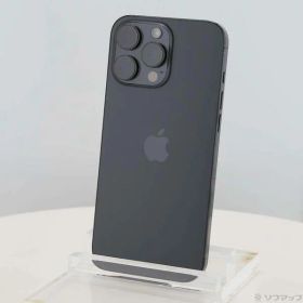 【中古】Apple(アップル) iPhone16 Pro Max 1TB ブラックチタニウム MYWQ3J／A SIMフリー 【262-ud】