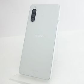 【SIMフリー】Xperia 10 III SOG04 ホワイト au版 利用制限○