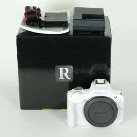 [良品 | シャッター数27,891回｜バッテリー2個付] Canon EOS R50 [ボディ ホワイト] | Canon RFマウント