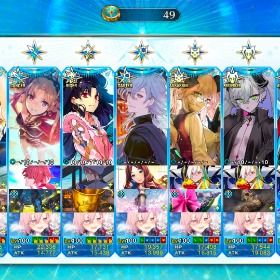 引退，全凛，宝具5所持7体，凸黒の聖杯，高練度 | FGOのアカウントデータ、RMTの販売・買取一覧