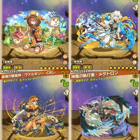 ★7×146 ★6×97 お出かけ姫ククリル 巫龍喚士・リーベ ヴァルキリー メタトロン ニサ | サモンズボードのアカウントデータ、RMTの販売・買取一覧